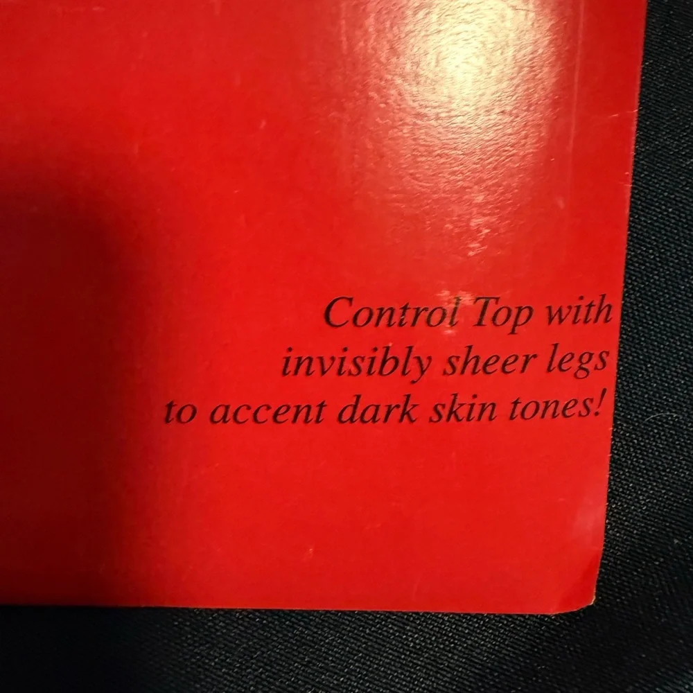 Vintage Sheer Intrigue Ultra Sheer Control Top Pantyhose For Women Of Color Sz A